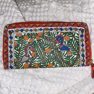 Tory Burch Robinson Printed Zip Continental Wallet